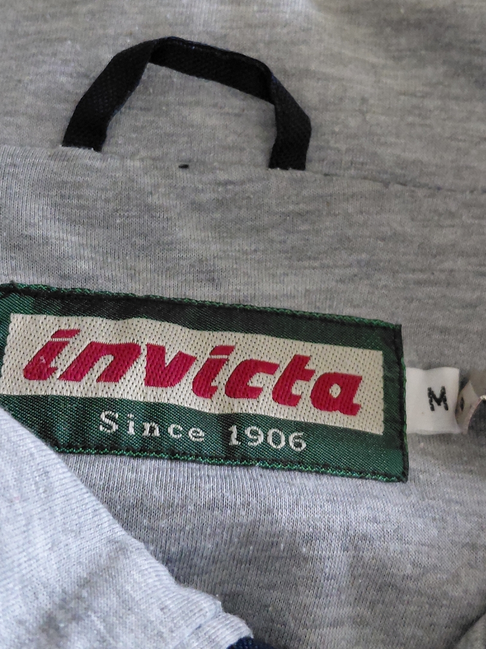 Vintage Invicta Since 1906 Blue Nylon Full Zip Windbreaker Jacket Mens Medium - Picture 14 of 14
